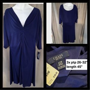 NWT Size 24W Chaps Dress